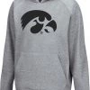Colosseum Youth Iowa Hawkeyes Grey Pullover Hoodie For Boys'
