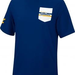 Colosseum Men's West Virginia Mountaineers Blue League Game T-Shirt