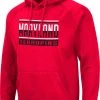 Colosseum Men's Maryland Terrapins Red Pullover Hoodie