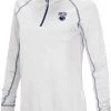 Colosseum Women's Penn State Nittany Lions Gray Stingray 1/4 Zip Jacket