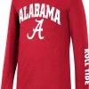 Colosseum Youth Alabama Crimson Tide Crimson Roof Top Longsleeve T-Shirt For Girls'