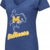Colosseum Women's McNeese State Cowboys Royal Blue Dual Blend V-Neck T-Shirt