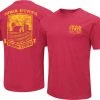 Colosseum Men's Iowa State Cyclones Cardinal ‘Farm Strong' Dual Blend T-Shirt
