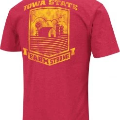 Colosseum Men's Iowa State Cyclones Cardinal ‘Farm Strong' Dual Blend T-Shirt -Colosseum Online Shop unnamed file 2291