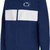 Colosseum Youth Penn State Nittany Lions Blue Woodman Full-Zip Hoodie For Girls'
