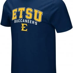 Colosseum Men's East Tennessee State Buccaneers Navy T-Shirt