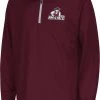 Colosseum Youth New Mexico State Aggies Maroon Draft 1/4 Zip Jacket For Boys'