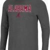 Colosseum Men's Alabama Crimson Tide Grey Dragon Long Sleeve Thermal T-Shirt