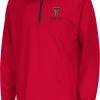 Colosseum Youth Texas Tech Red Raiders Red Quarter-Zip Pullover Shirt For Girls'