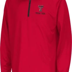Colosseum Youth Texas Tech Red Raiders Red Quarter-Zip Pullover Shirt For Girls'