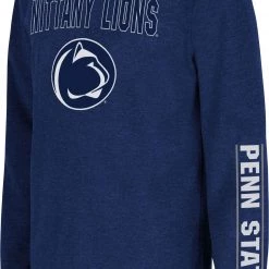 Colosseum Youth Penn State Nittany Lions Blue West Long Sleeve T-Shirt For Boys'