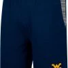 Colosseum Men's West Virginia Mountaineers Navy Thunder Fleece Shorts