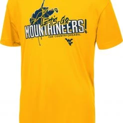 Colosseum Youth West Virginia Mountaineers Gold 2022 Fan T-Shirt For Girls'