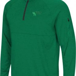 Colosseum Men's North Texas Mean Green Green Rival 1/4 Zip Jacket