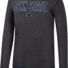 Colosseum Men's Penn State Nittany Lions Grey Therma Longsleeve T-Shirt