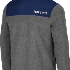 Colosseum Men's Penn State Nittany Lions Grey Huff Quarter-Snap Pullover Jacket -Colosseum Online Shop unnamed file 2377