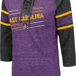Colosseum Women's East Carolina Pirates Purple Pasadena ¾ Sleeve T-Shirt