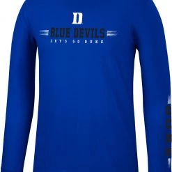 Colosseum Men's Duke Blue Devils Duke Blue Spackler Longsleeve T-Shirt