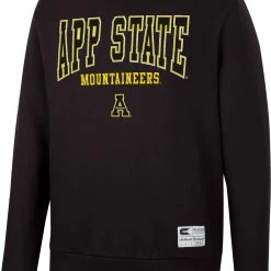 Colosseum Men's Appalachian State Mountaineers Black Scholarship Pullover Sweatshirt