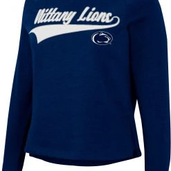 Colosseum Women's Penn State Nittany Lions Blue Already Did Pullover Sweatshirt