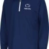 Colosseum Youth Penn State Nittany Lions White Quarter-Zip Pullover Shirt For Boys'