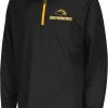 Colosseum Youth Southern Miss Golden Eagles Black Draft 1/4 Zip Jacket For Boys'