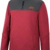 Colosseum Men's USC Trojans Crimson The Goods Long Sleeve 1/4 Zip Jacket
