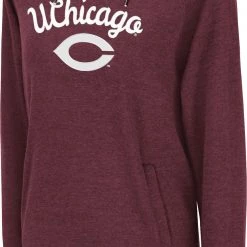 Colosseum Women's UIC Flames Maroon Pullover Hoodie
