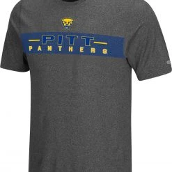 Colosseum Men's Pitt Panthers Grey Marty T-Shirt