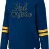 Colosseum Women's West Virginia Mountaineers Blue Earth Longsleeve T-Shirt