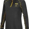 Colosseum Women's Appalachian State Mountaineers Black Stingray 1/4 Zip Jacket