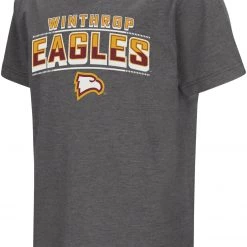 Colosseum Youth Winthrop Eagles Grey T-Shirt For Boys'