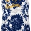 Colosseum Women's West Virginia Mountaineers Blue Lava Swing Tank Top