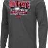 Colosseum Men's Ohio State Buckeyes Gray 100th Anniversary Of The Shoe Long-Sleeve T-Shirt
