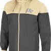 Colosseum Men's Georgia Tech Yellow Jackets Grey Game Night Full-Zip Jacket