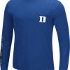 Colosseum Men's Duke Blue Devils Duke Blue Leg Lamp Long Sleeve T-Shirt