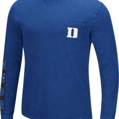 Colosseum Men's Duke Blue Devils Duke Blue Leg Lamp Long Sleeve T-Shirt