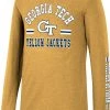 Colosseum Youth Georgia Tech Yellow Jackets Gold Roof Top Longsleeve T-Shirt For Girls'