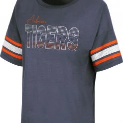 Colosseum Women's Auburn Tigers Blue Janis T-Shirt