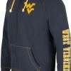 Colosseum Men's West Virginia Mountaineers Blue Intervention Full-Zip Hoodie