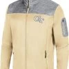 Colosseum Men's Georgia Tech Yellow Jackets Gold Third Wheel Full-Zip Jacket