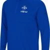 Colosseum Men's Indiana State Sycamores Sycamore Blue Rival Quarter-Zip Pullover Shirt