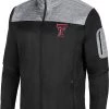Colosseum Men's Texas Tech Red Raiders Black Third Wheel Full-Zip Jacket