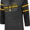 Colosseum Women's Appalachian State Mountaineers Black Pasadena ¾ Sleeve T-Shirt