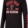 Colosseum Youth Texas Tech Red Raiders Black Roof Top Longsleeve T-Shirt For Girls'