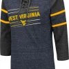 Colosseum Women's West Virginia Mountaineers Blue Pasadena ¾ Sleeve T-Shirt