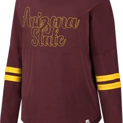 Colosseum Women's Arizona State Sun Devils Maroon Earth Longsleeve T-Shirt