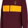 Colosseum Youth Arizona State Sun Devils Maroon Woodman Full-Zip Hoodie For Boys'
