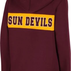 Colosseum Youth Arizona State Sun Devils Maroon Woodman Full-Zip Hoodie For Boys' -Colosseum Online Shop unnamed file 2558