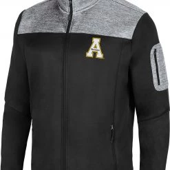 Colosseum Men's Appalachian State Mountaineers Black Third Wheel Full-Zip Jacket